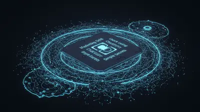 A stylized image of a treasure chest opening to reveal glowing data, representing marketing insights found using ChatGPT.