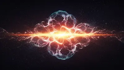 Unlock Gemini’s power. A dynamic image showing creative energy flowing into vibrant, high-quality Gemini AI-generated visuals.