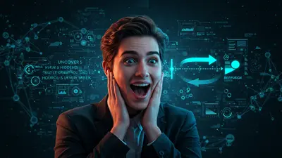 A concise, engaging description of ‘Uncover 5 Hidden AI Tools That Grant You Hours Back Every Week’ that visually captures its central idea. It should show the concept of time being saved through AI.