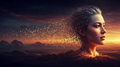 Words evolve into stunning AI-generated visuals.