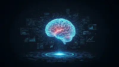 Visualizing the transformative power of AI content shaping the future of brand communication and creative evolution.