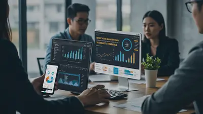 A vibrant visualization of ChatGPT integrating with marketing strategies, demonstrating AI’s power in boosting business growth.