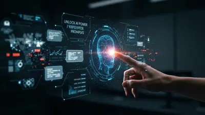 A user effectively crafting AI prompts, symbolizing the simplicity and power of clear communication with artificial intelligence.
