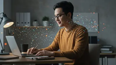 A writer seamlessly integrates AI tools to master content creation and advance their creative career.