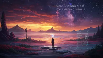 A breathtaking AI-generated artwork demonstrating the ease and power of creating stunning visuals with artificial intelligence.