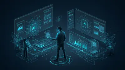 An AI assistant seamlessly helps a writer craft compelling blog posts with speed and precision.