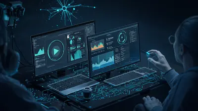 A vibrant visual depicting Grok AI’s power to analyze video content and reveal strategic insights, symbolizing a transformation in content creation.