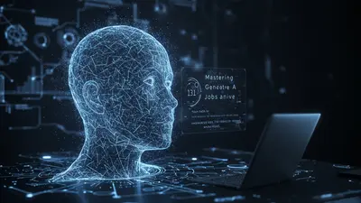 A concise, engaging description of ‘Mastering Generative AI Jobs Your Path to Innovation and Impact’ that visually captures its central idea.