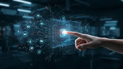 Depicts the intricate process of mastering AI prompts to reveal profound and meaningful insights.