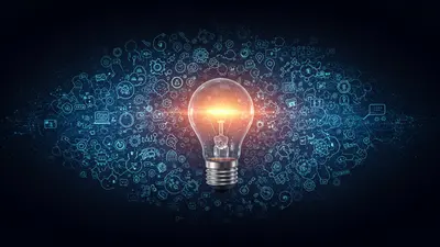 A concise, engaging description of ‘Generate Brilliant Ideas Effortlessly Using AI Brainstorming’ that visually captures its central idea.