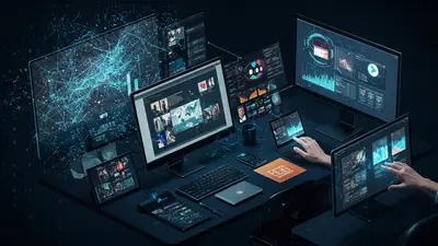 An insightful visual depicting artificial intelligence’s transformative impact on content creation, from writing to digital media production.
