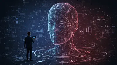 A visually stunning representation of AI generating art from simple prompts, showcasing creativity and technology.