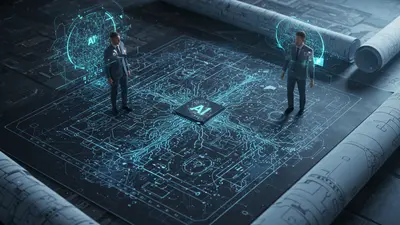 Visually representing the strategic design and methodical approach of AI prompt engineering for superior outcomes.