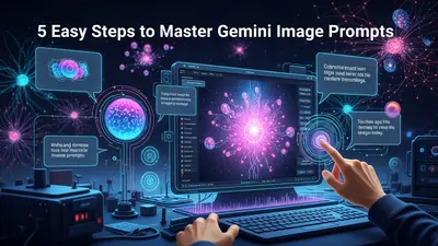 Follow 5 easy steps to master Gemini prompts for stunning AI image generation.
