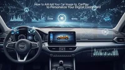 A concise, engaging description of ‘How to Add Your Car Image to Apple CarPlay Personalize Your Digital Dashboard’ that visually captures its central idea.