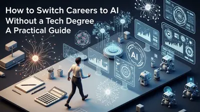 Navigating a successful career switch into AI without a tech degree.