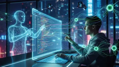 A developer utilizing an AI coding assistant to enhance productivity and unlock new capabilities.