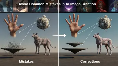 Master AI image creation by understanding and avoiding common pitfalls for perfect visual outcomes.