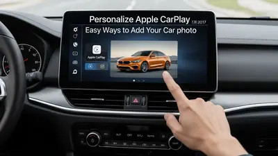 Give your Apple CarPlay a unique look by effortlessly adding your favorite car photo to the dashboard.