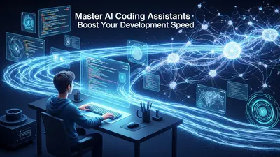 Master AI coding assistants to dramatically boost your development speed and productivity.