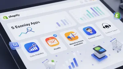 Boost your online store’s potential with 5 essential Shopify apps designed for growth and efficiency.