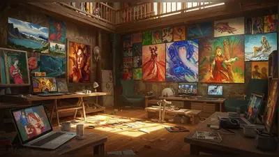 Create stunning digital art with MidJourney prompts designed for artistic expression.
