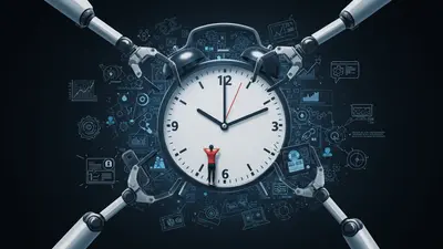 A concise, engaging description of ‘Reclaim Your Time 10 AI Tools to Automate Your Day’ that visually captures its central idea.