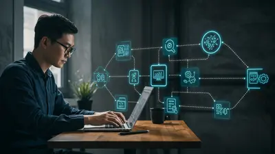 Visualizing the future where AI seamlessly integrates into the development workflow, enhancing productivity and innovation.