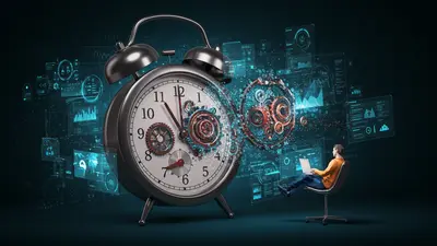 Visualize ultimate efficiency as AI tools automate tasks, helping you reclaim precious hours in your daily routine.