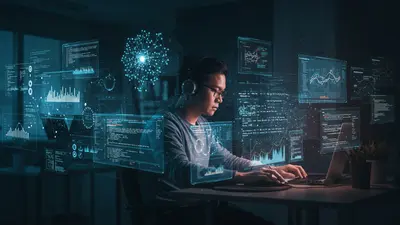 A developer harnesses the power of AI tools to enhance coding, symbolizing innovation and efficiency in software development.
