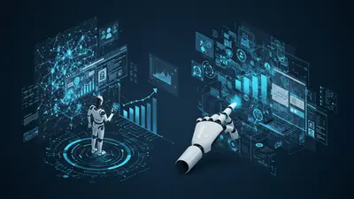 AI-powered insights driving SEO success, with data analytics and strategic content optimization.