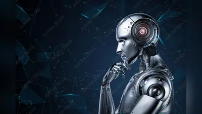 ai robot thinking