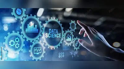 Big Data science analysis business technology concept on virtual screen.
