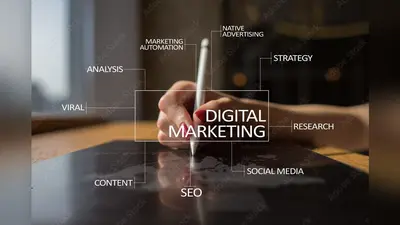 DIgital marketing technology concept. Internet. Online. Search Engine Optimisation. SEO. SMM. Advertising.