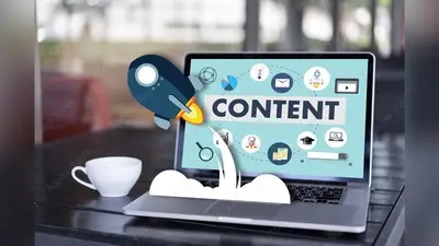 content marketing Content Data Blogging Media Publication Information Vision Concept