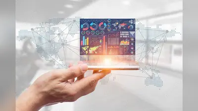 hand show business information from smartphone screen for intelligent decision tool
