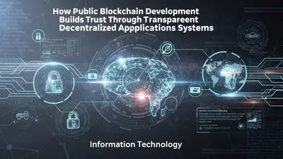 How Public Blockchain Development Builds Trust Through Transparent Decentralized Applications Systems