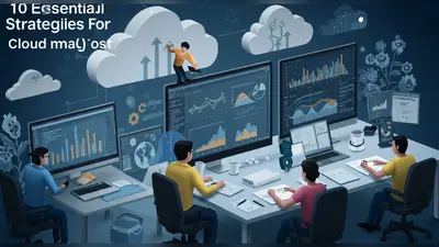 A visual representation of FinOps strategies for effective cloud cost management, showcasing data-driven insights and collaborative cloud governance.