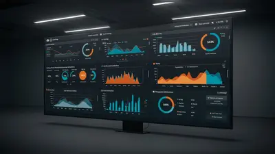 FinOps dashboard showing cloud spending trends and financial performance.