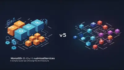 Monolith vs Microservices A Simple Guide to Choosing the Right Architecture