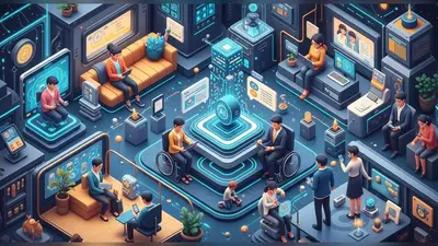 Illustrating how AI agents are enhancing accessibility and empowering users with disabilities.