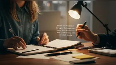 Master Practical Strategies to Boost Your Productivity and Achieve Daily Goals