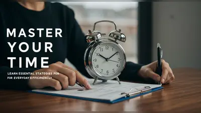 Master Your Time Learn Essential Strategies for Everyday Efficiency
