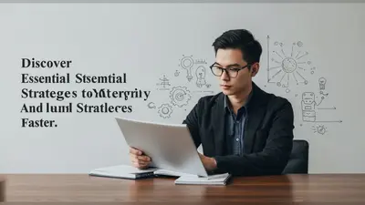 Discover Essential Strategies to Master Any Skill and Learn Faster