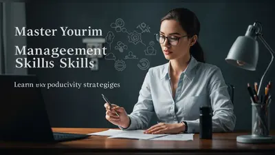 Master Your Time Management Skills Learn Essential Productivity Strategies