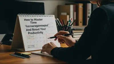 How to Master Time Management and Boost Your Productivity Daily Guide