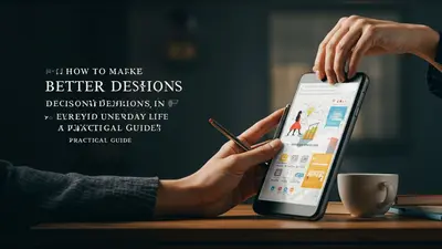 How to Make Better Decisions in Everyday Life A Practical Guide
