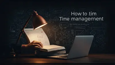 How to Master Time Management for Daily Productivity and Success