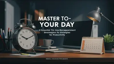 Master Your Day 5 Essential Time Management Strategies for Productivity