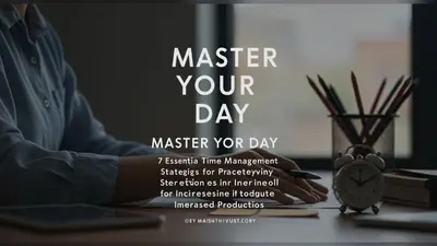 Master Your Day 7 Essential Time Management Strategies for Increased Productivity